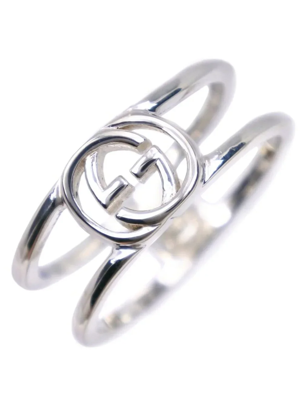 Gucci Interlocking G 925 Sterling Silver Ring